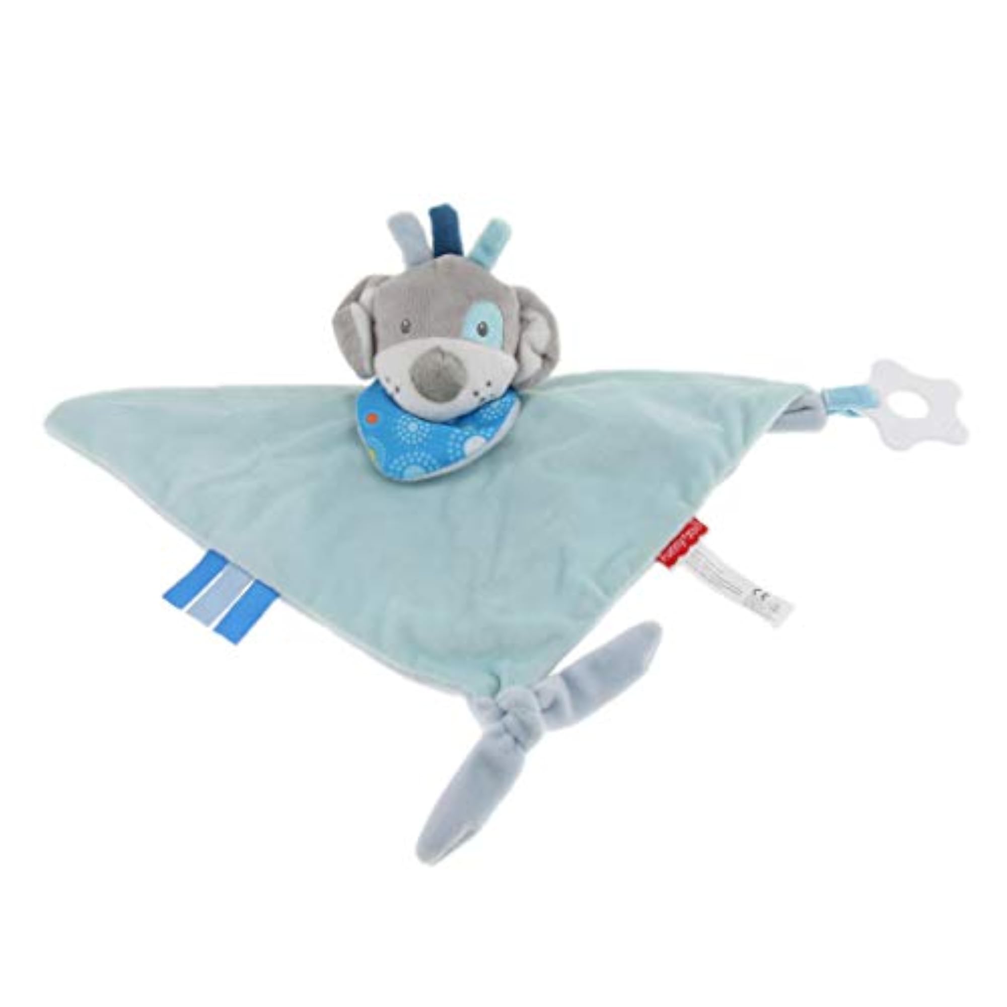 Plush Blanket Teething Security Tag Baby Safety Blanket